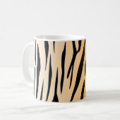 Tiger-Streifen Kaffeetasse (Vorderseite Links)