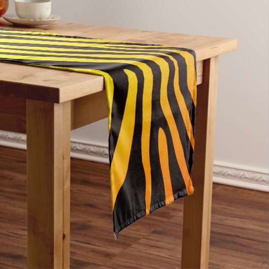 Tiger-Streifen Kurzer Tischläufer (Beispiel)