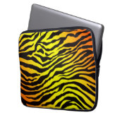Tiger-Streifen Laptopschutzhülle (Vorderseite Links)