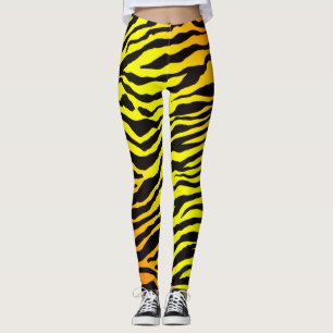Tiger-Streifen Leggings