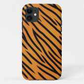 Tiger-Streifen-Muster Case-Mate iPhone Hülle (Rückseite)