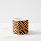 Tiger-Streifen-Muster Espressotasse (Vorderseite)