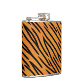 Tiger-Streifen-Muster Flachmann (Rechts)