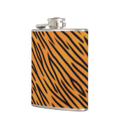 Tiger-Streifen-Muster Flachmann (Links)