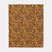 Tiger-Streifen-Muster Fleecedecke (Vorderseite)