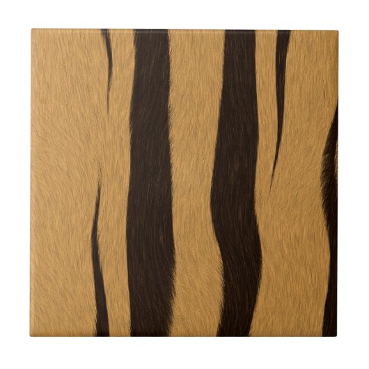 Tiger Streifen Muster. Fliese (Vorderseite)