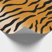 Tiger-Streifen-Muster Geschenkpapier (Ecke)