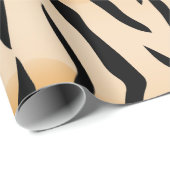 Tiger-Streifen-Muster Geschenkpapier (Rolleneckpunkt)
