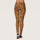 Tiger-Streifen-Muster Leggings (Rückseite)