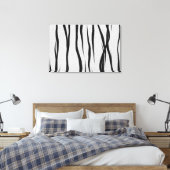 Tiger Streifen Muster. Leinwanddruck (Insitu (Schlafzimmer))