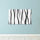 Tiger Streifen Muster. Leinwanddruck (Insitu (Holzboden))