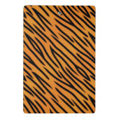 Tiger-Streifen-Muster Mini Klemmbrett (Rückseite)