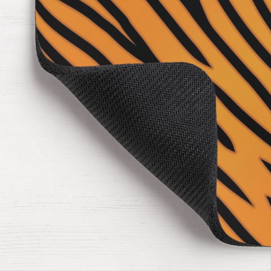 Tiger-Streifen-Muster Mousepad (Ecke)