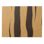 Tiger Streifen Muster. Notizblock (Vorderseite)