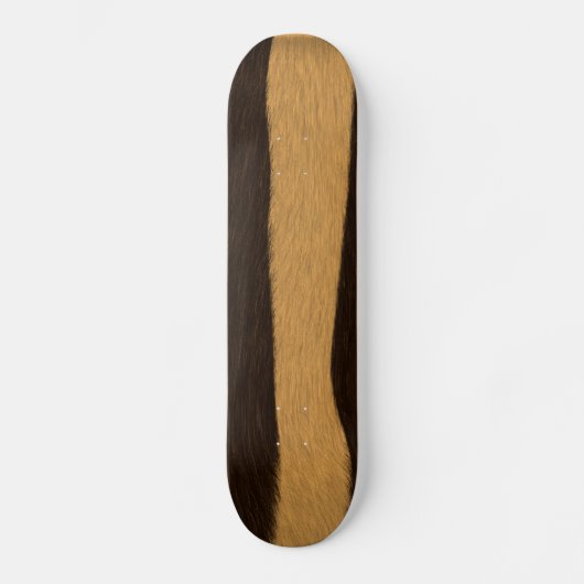Tiger Streifen Muster. Skateboard (Vorderseite)