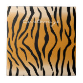 Tiger Streifen Muster Thunder_Cove Fliese (Vorderseite)