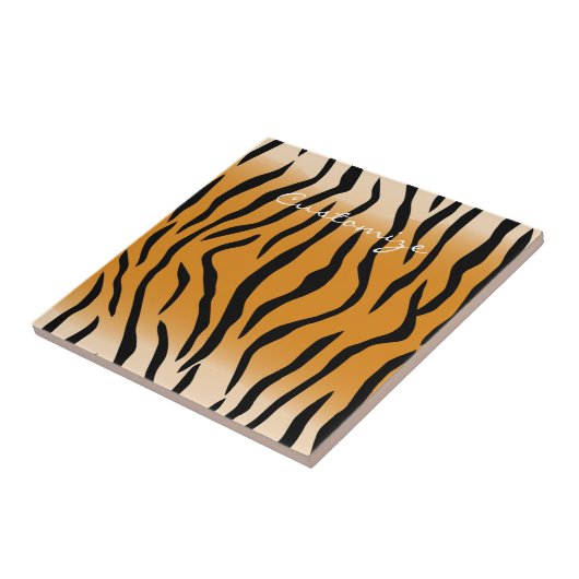 Tiger Streifen Muster Thunder_Cove Fliese (Seite)