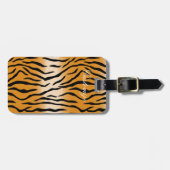 Tiger Streifen Muster Thunder_Cove Gepäckanhänger (Vorderseite horizontal)