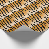 Tiger Streifen Muster Thunder_Cove Geschenkpapier (Ecke)