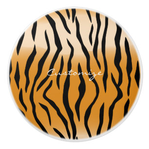 Tiger Streifen Muster Thunder_Cove Keramikknauf