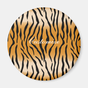 Tiger Streifen Muster Thunder_Cove Magnet