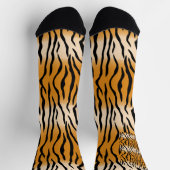 Tiger-Streifen-Muster Thunder_Cove Socken (Oben)