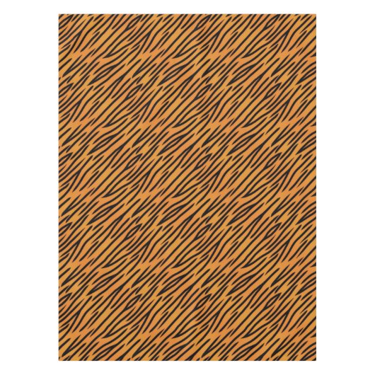Tiger-Streifen-Muster Tischdecke (Vorderseite)
