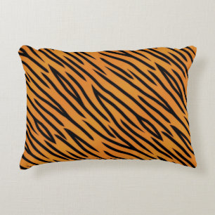 Tiger-Streifen-Muster Zierkissen