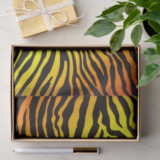 Tiger-Streifen Seidenpapier (Geschenk)