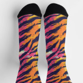Tiger-Streifen Socken (Oben)