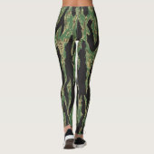 Tiger-Streifen-Tarnungs-Leggings Leggings (Rückseite)