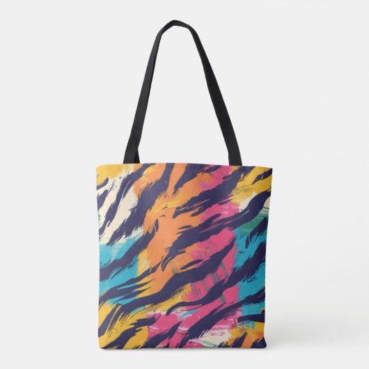 Tiger-Streifen Tasche (Rückseite)
