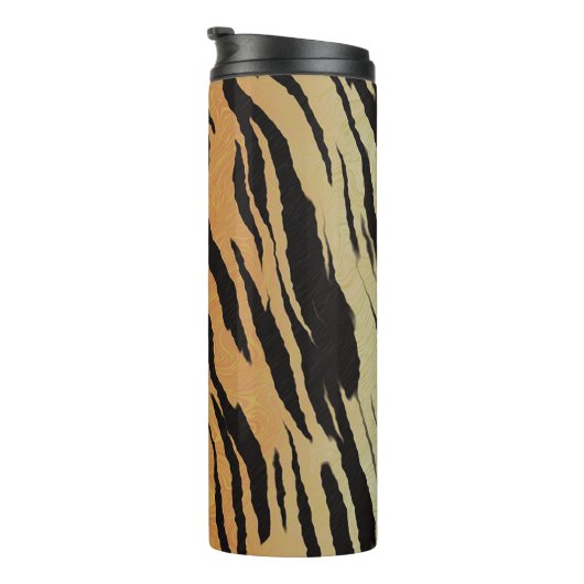 Tiger-Streifen Thermosbecher (Nach rechts gedreht)