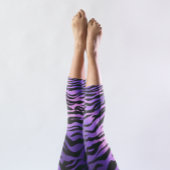 Tiger Streifen Tierfutter Capri Leggings