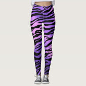 Tiger Streifen Tierfutter Leggings (Vorderseite)