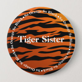 Tiger-Streifen-Tiger-Schwester Button