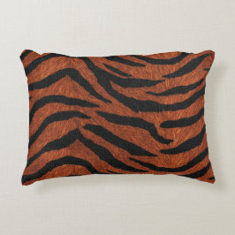 Tiger-Streifen-Wildmuster Dekokissen