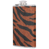 Tiger-Streifen-Wildmuster Flachmann (Links)