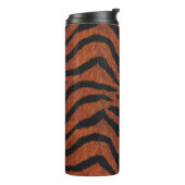 Tiger-Streifen-Wildmuster Thermosbecher (Nach links gedreht)