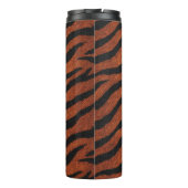 Tiger-Streifen-Wildmuster Thermosbecher (Rückseite)
