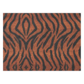 Tiger-Streifen-Wildmuster Tischdecke (Vorderseite (Horizontal))