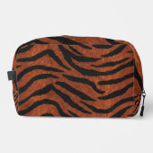 Tiger-Streifen-Wildmuster Waschbeutel (Vorderseite)