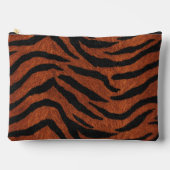 Tiger-Streifen-Wildmuster Zubehörtasche (Vorderseite)
