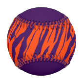 Tiger Strip Baseball-Lila Baseball (Rückseite)
