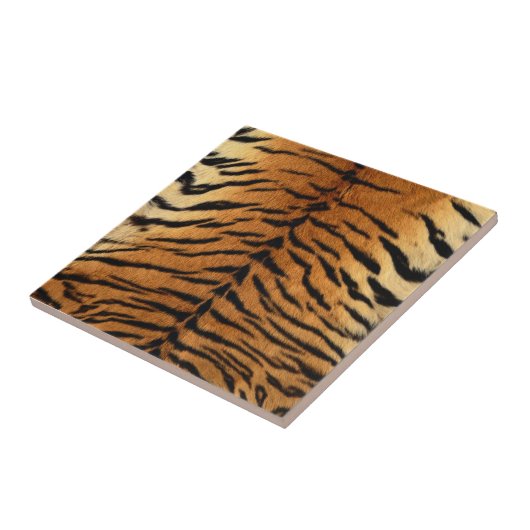 Tiger Strip Fur Print Fliese (Seite)