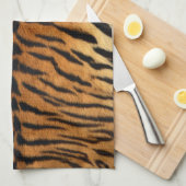 Tiger Strip Fur Print Geschirrtuch (Viertel Falte)
