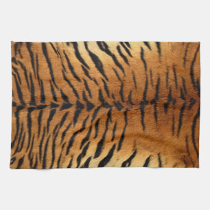 Tiger Strip Fur Print Geschirrtuch