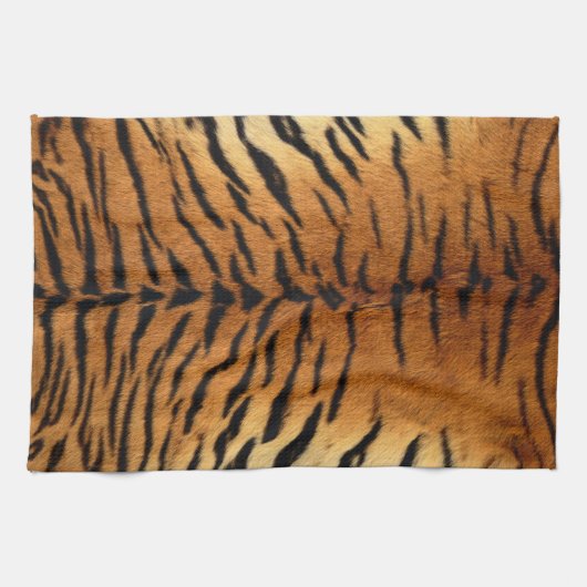 Tiger Strip Fur Print Geschirrtuch (Horizontal)