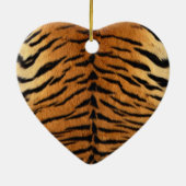 Tiger Strip Fur Print Keramikornament (Hinten)
