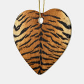 Tiger Strip Fur Print Keramikornament (Links)